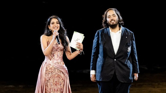 Pernikahan Mewah Bertabur Kemewahan Selama 3 Hari untuk Anant Ambani dan Radhika