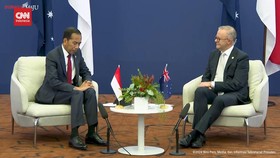 VIDEO: Jokowi Bahas Nikel-Investasi IKN saat Temu PM Australia