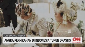 VIDEO: Angka Pernikahan di Indonesia Turun Drastis
