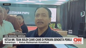 VIDEO: Ketua MK: Tidak Boleh Cawe-Cawe di Perkara Sengketa Pemilu