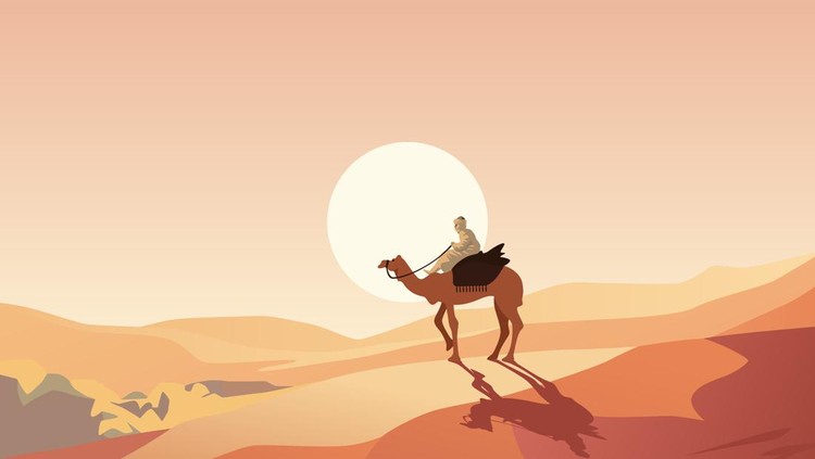 Ilustrasi cerita Abu Bakar Ash-Shiddiq