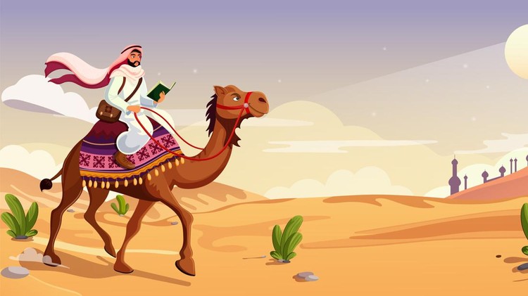 Ilustrasi sahabat nabi Abdurrahman bin Auf