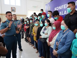 Lanal Dumai Amankan 40 PMI Ilegal dari Malasysia, Mayoritas Warga Aceh-Sumut