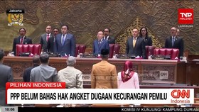 PPP Belum Bahas Hak Angket Dugaan Kecurangan Pemilu