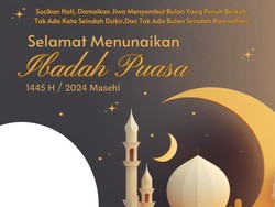 30 Twibbon Poster Ramadan Bertema Selamat Menunaikan Puasa 2024