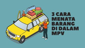 INFOGRAFIS: 3 Cara Menata Barang di Dalam MPV