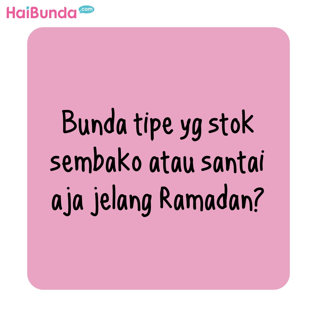Menjelang puasa Ramadhan&comma; banyak orang berbondong-bondong menyetok sembako&period; Termasuk Bubun yang juga mendapat tawaran dari ibu agen warung langganan&period;