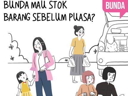 Bunda Mau Stok Barang Sebelum Puasa?