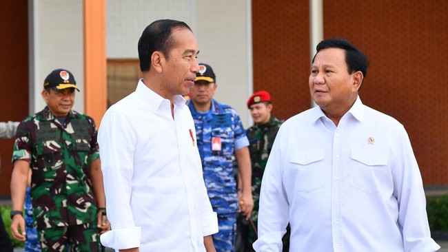 Kehadiran Prabowo Subianto Disambut Jokowi Sebagai Presiden Terpilih di Ajang Air Dunia