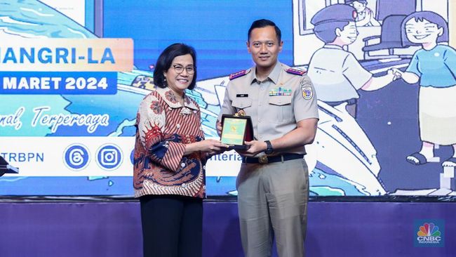 Sri Mulyani Kasih PR ke AHY, 54.445 Aset Negara Harus Bersertifikat