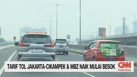 VIDEO: Tarif Tol Jakarta-Cikampek & MBZ Naik Mulai Besok