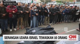 VIDEO: Serangan Udara Israel Tewaskan 16 Orang