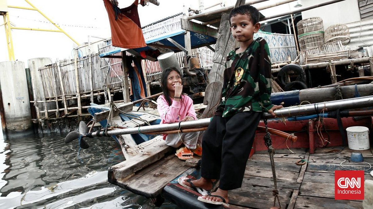 FOTO: Rona Kehidupan Kampung Nelayan di Pesisir Utara Jakarta