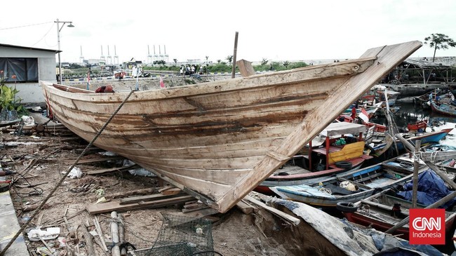 FOTO: Rona Kehidupan Kampung Nelayan di Pesisir Utara Jakarta