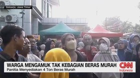 VIDEO: Warga Mengamuk Tak Kebagian Beras Murah