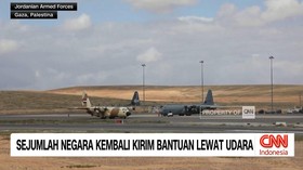 VIDEO: Sejumlah Negara Kembali Kirim Bantuan Lewat Udara Untuk Gaza