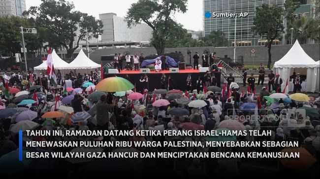 Warga Jakarta Hingga AS Dorong Gencatan Senjata di Gaza Jelang Ramadan