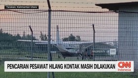 VIDEO: Pencarian Pesawat Hilang Kontak Masih Dilakukan