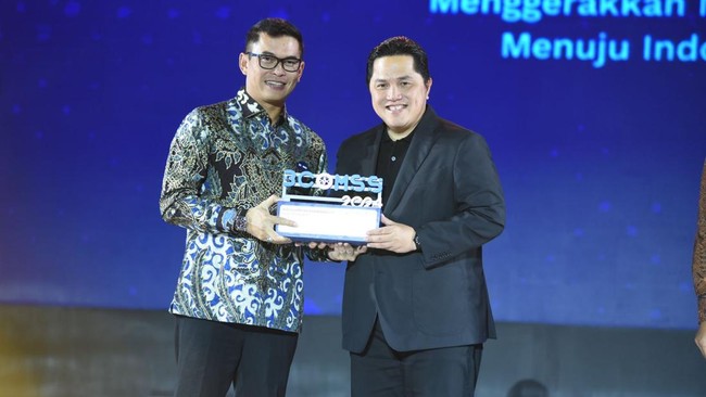Pertamina menerima delapan penghargaan dalam BCOMSS 2024 yang diadakan Kementerian BUMN, termasuk penghargaan tertinggi Best of the Best Sustainability.