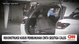 VIDEO: Rekonstruksi Kasus Pembunuhan Cinta Segitiga Caleg