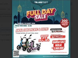 Banjir Diskon! Beli Sepeda Listrik di Transmart Full Day Sale Hemat Rp 2,7 Jutaan