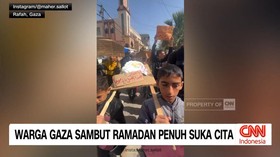 VIDEO: Warga Gaza Sambut Ramadan Penuh Suka Cita