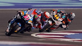 Hasil Moto2 Qatar: Lopez Menang, Mario Aji Finis 24