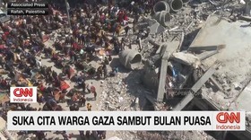 VIDEO: Suka Cita Warga Gaza Sambut Bulan Puasa