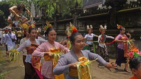 FOTO: Prosesi Tawur Agung Umat Hindu di Indonesia Jelang Nyepi