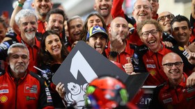 FOTO: Pembuktian Bagnaia Menang di MotoGP Qatar 2024