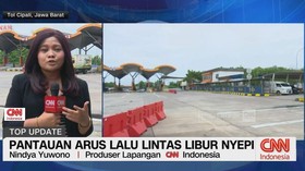 VIDEO: Pantauan Arus Lalu Lintas Libur Nyepi di Tol Cipali