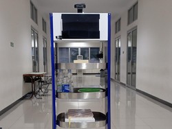 Dosen-Mahasiswa Polines Kembangkan Robot Faskes yang Bisa Petakan Ruangan