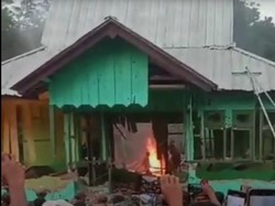 Kantor PPA di Lampung Dibakar Massa Gegara Kasus Serangan Harimau