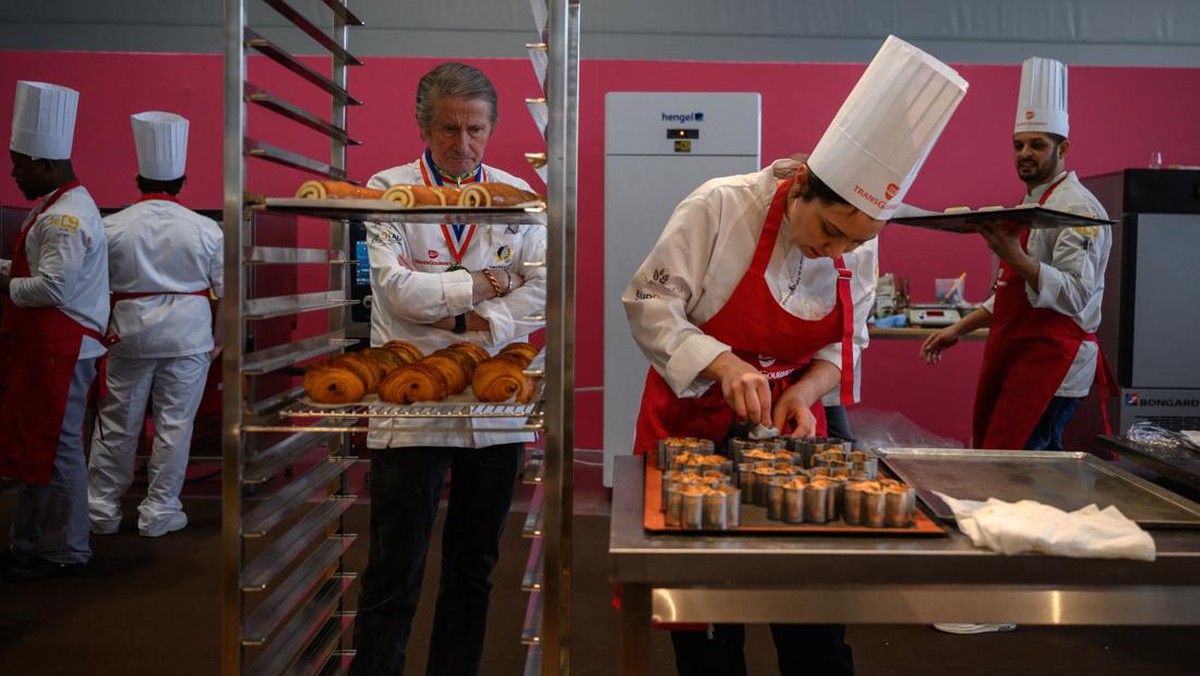 FOTO: Bersaing Memperebutkan Piala Dunia Croissant Cokelat