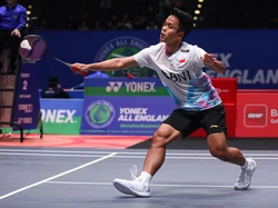 Hasil All England 2024: Ginting Singkirkan Axelsen, Lolos ke Semifinal!
