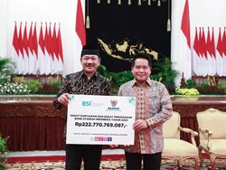 BSI Bayar Zakat Perusahaan Rp 222,7 M ke Baznas, Naik 29% dari Tahun Lalu