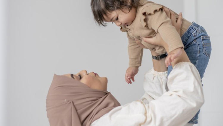 ilustrasi menyusui muslim