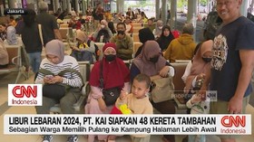 VIDEO: Libur Lebaran 2024, PT KAI Siapkan 48 Kereta Tambahan
