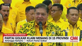 VIDEO: Partai Golkar Klaim Menang Di 15 Provinsi