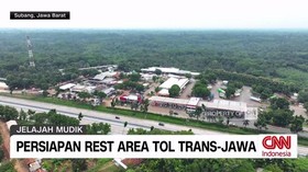 VIDEO: Persiapan Rest Area Tol Trans-Jawa