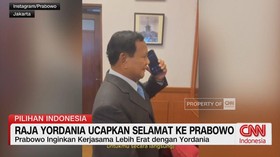 VIDEO: Raja Yordania Ucapkan Selamat Ke Prabowo