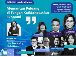 Ekonomi Masih Belum Pasti, Saksikan detikcom Leaders Forum di Sini!