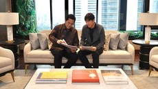 Erick Thohir-STY 'Double Date', Tak Bahas Kontrak Timnas Indonesia