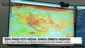 VIDEO: Suhu Panas Kota Medan, Warga Diminta Waspada