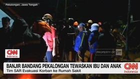 VIDEO: Banjir Bandang Pekalongan Tewaskan Ibu dan Anak