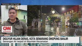 VIDEO: Diguyur Hujan Deras, Kota Semarang Dikepung Banjir