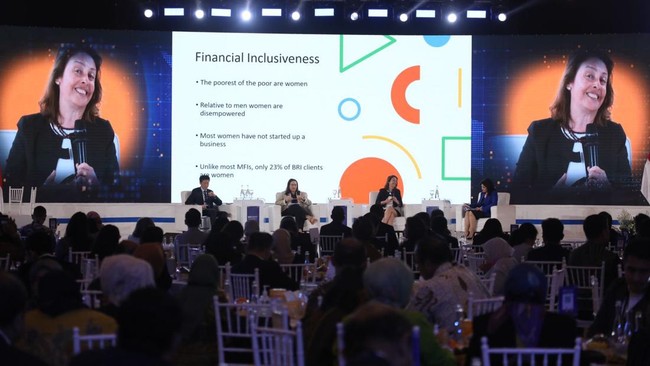 Research Affiliate dari Harvard University, Beatriz Armendariz menilai BRI dapat memperluas jangkauan inklusi keuangan karena menerapkan digitalisasi.