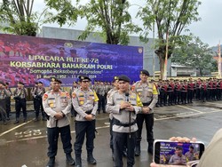 Komjen Fadil Imran Pimpin Apel Upacara HUT ke-72 Korsabhara Baharkam Polri