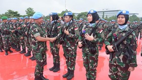 1.080 Prajurit Pasukan Perdamaian PBB Dapat Satyalencana Santi Dharma