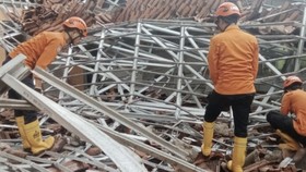 Bangunan SMAN 1 Ciampea Kabupaten Bogor Ambruk, 7 Siswa Terluka